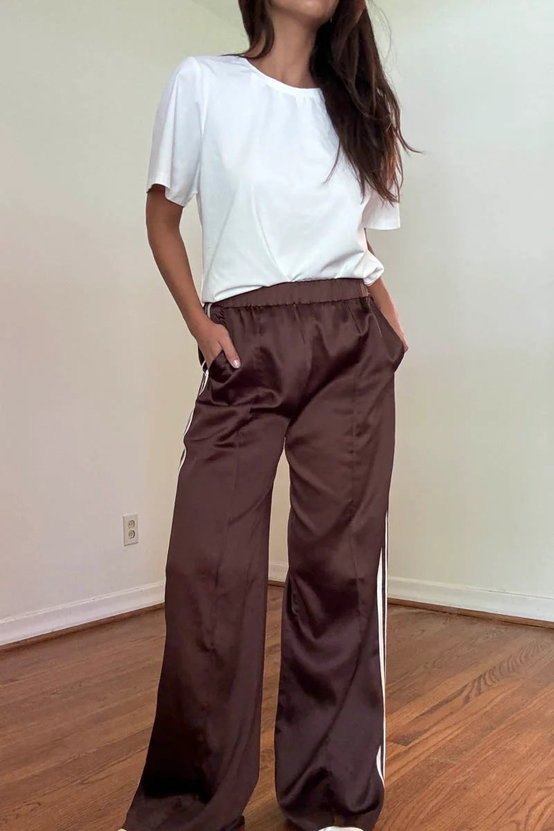 Satin Track Pant