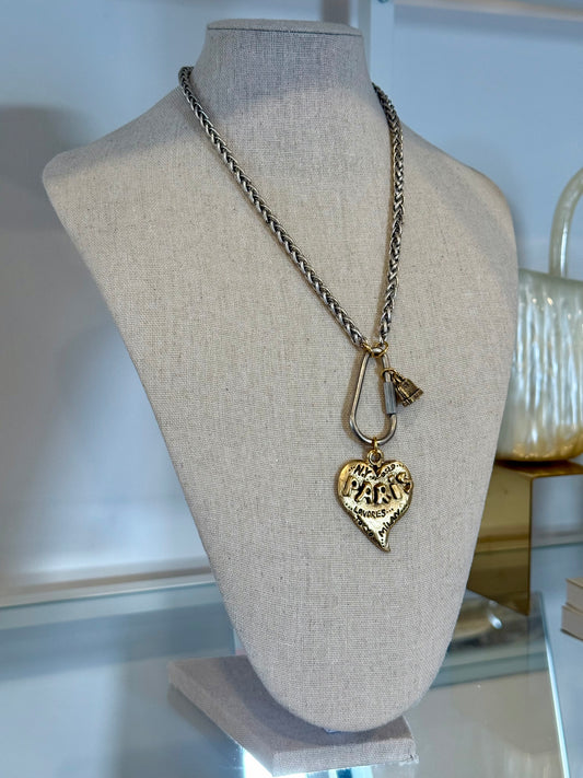 Mon Cherie Necklace - Two Tone