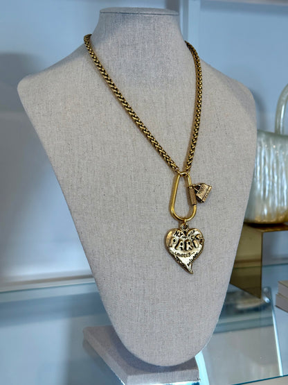 Mon Cherie Necklace - Gold