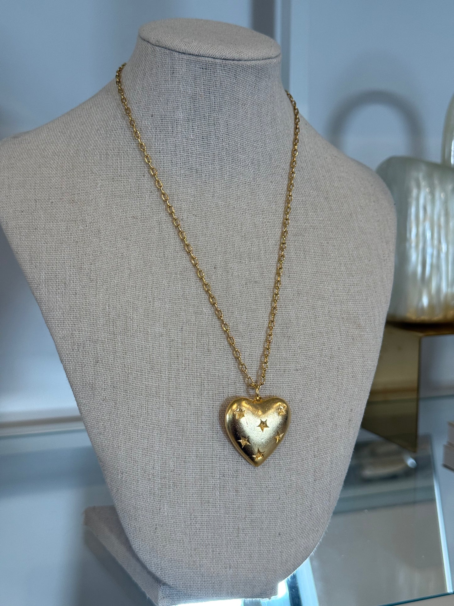 Starburst Heart Necklace