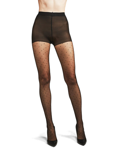 Petite Dot Pattern Tights