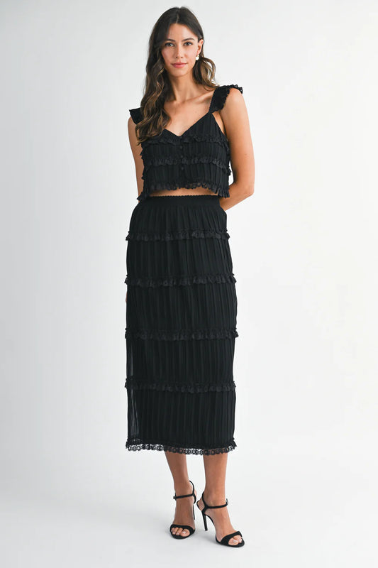 Zia Chiffon Skirt Set