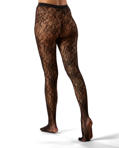 Blooming Floral Net Tights
