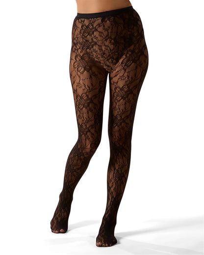Blooming Floral Net Tights