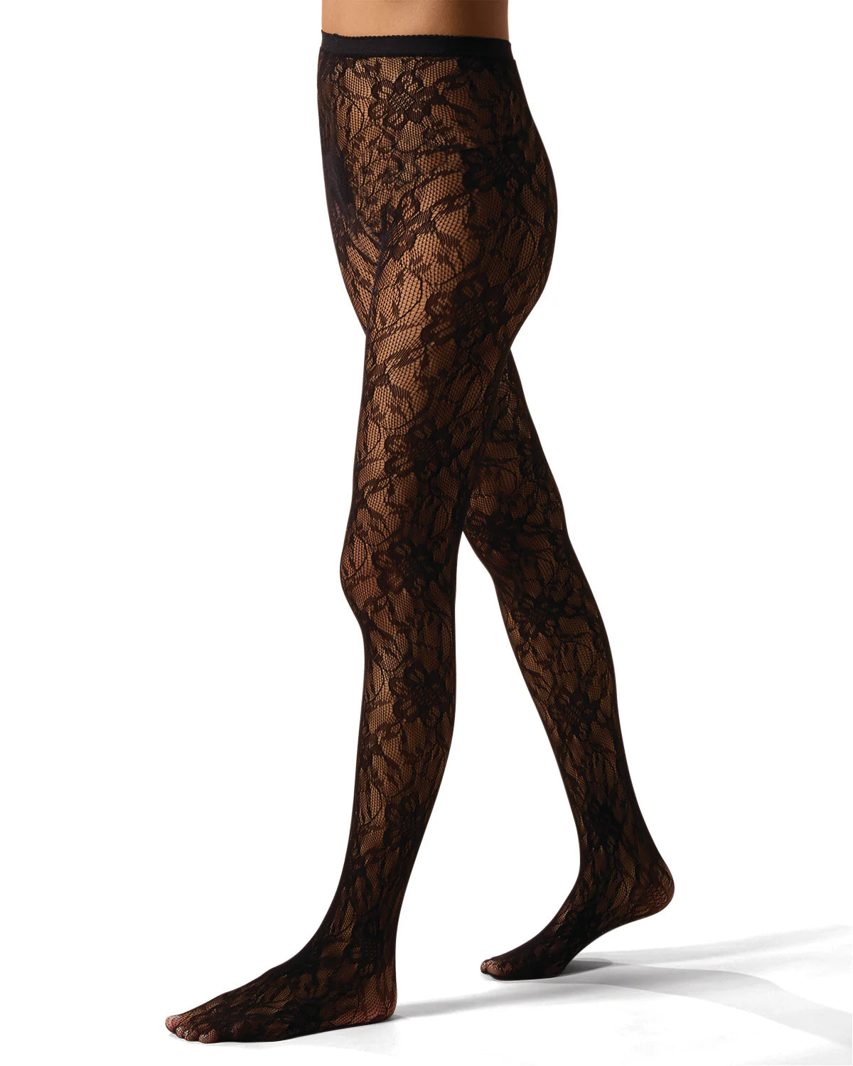 Blooming Floral Net Tights