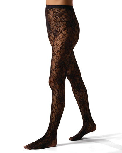 Blooming Floral Net Tights