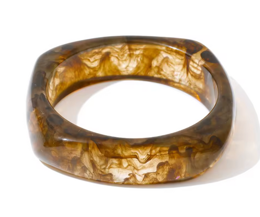 Coffee Acrylic Bracelet