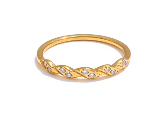 Dainty Twist Ring