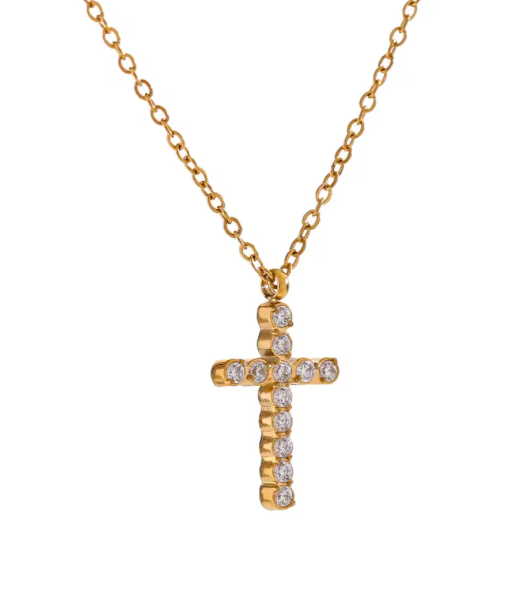 Jolie Cross Necklace