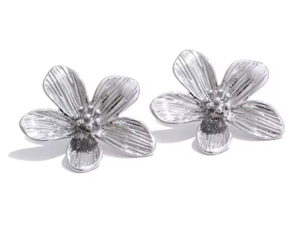 Hibiscus Flower Earrings