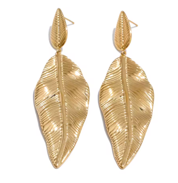 Big Leaf Drop Earrinngs