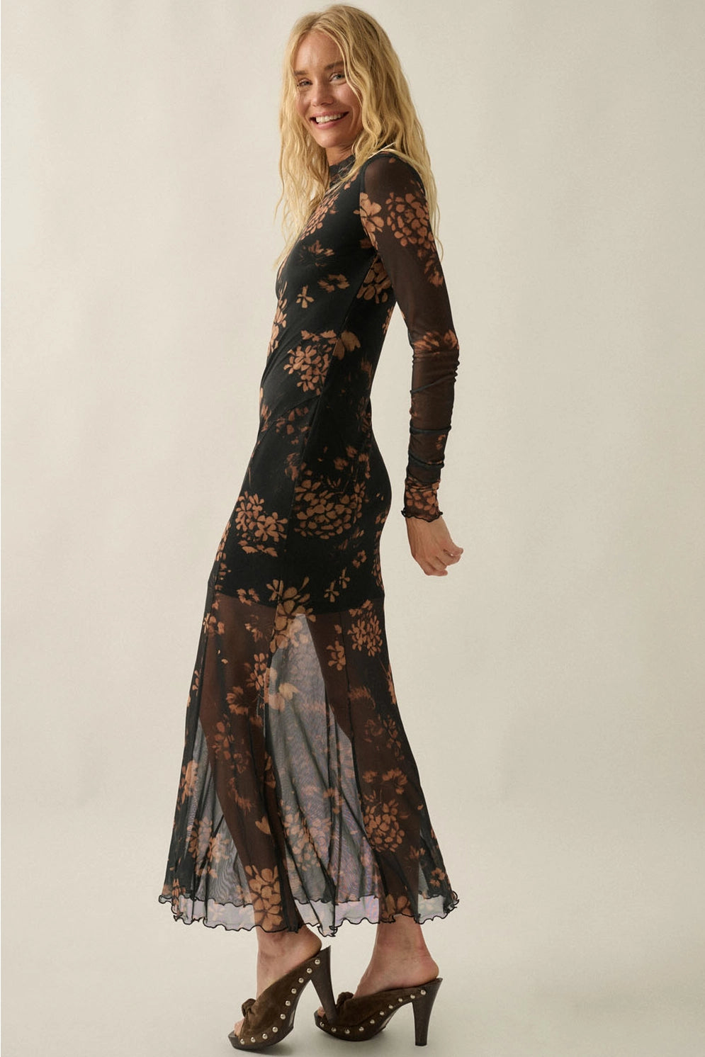 Fallon Mesh Maxi Dress