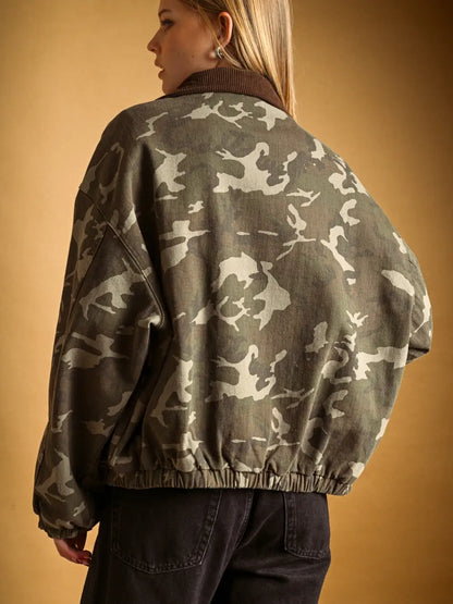 Camo Bomber Jacket