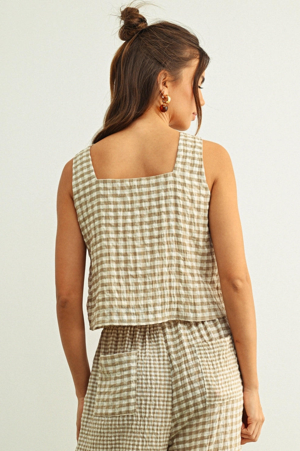 Elowyn Gingham Top