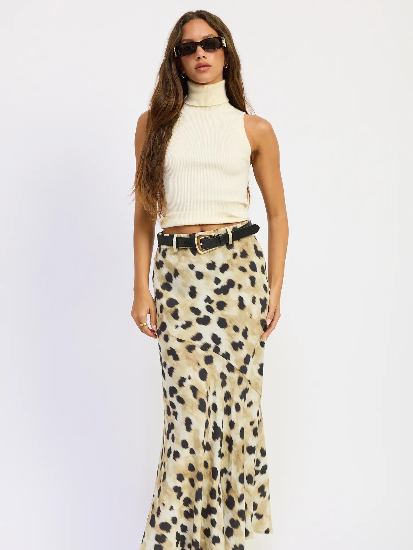 Leopard Maxi Skirt