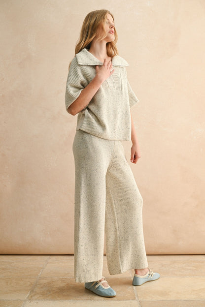 Salt & Pepper Knit Pant