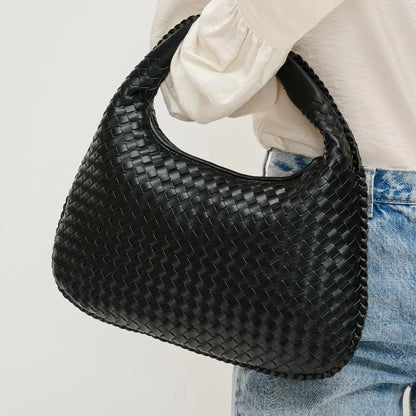 Adela Woven Hobo - Black