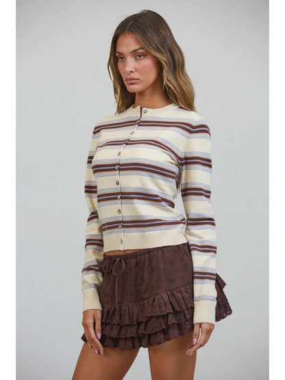 Sausalito Soft Striped Cardigan