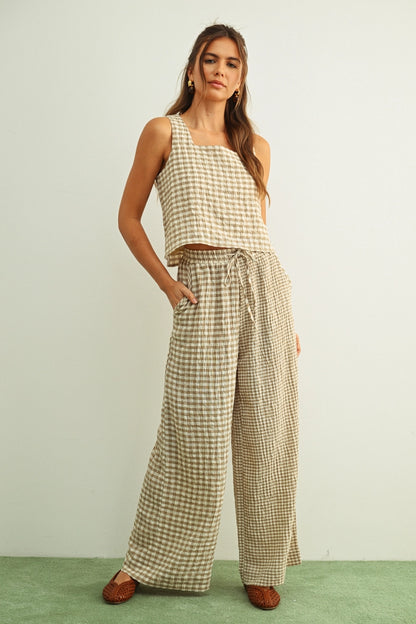 Elowyn Gingham Pant
