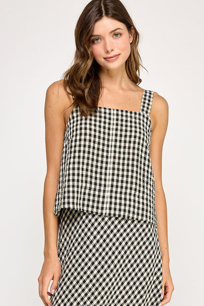 Gingham Tank