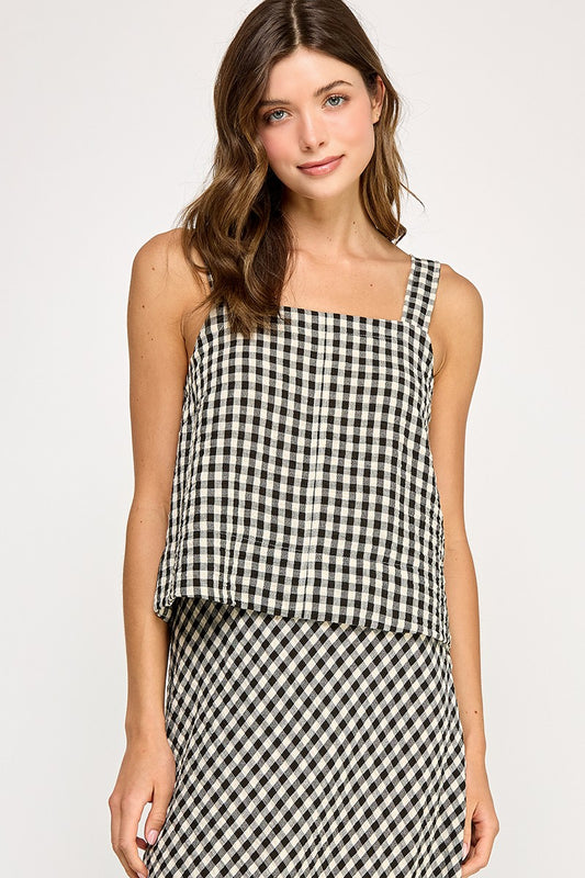 Gingham Tank