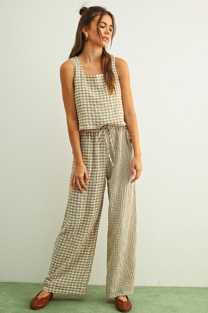 Elowyn Gingham Top