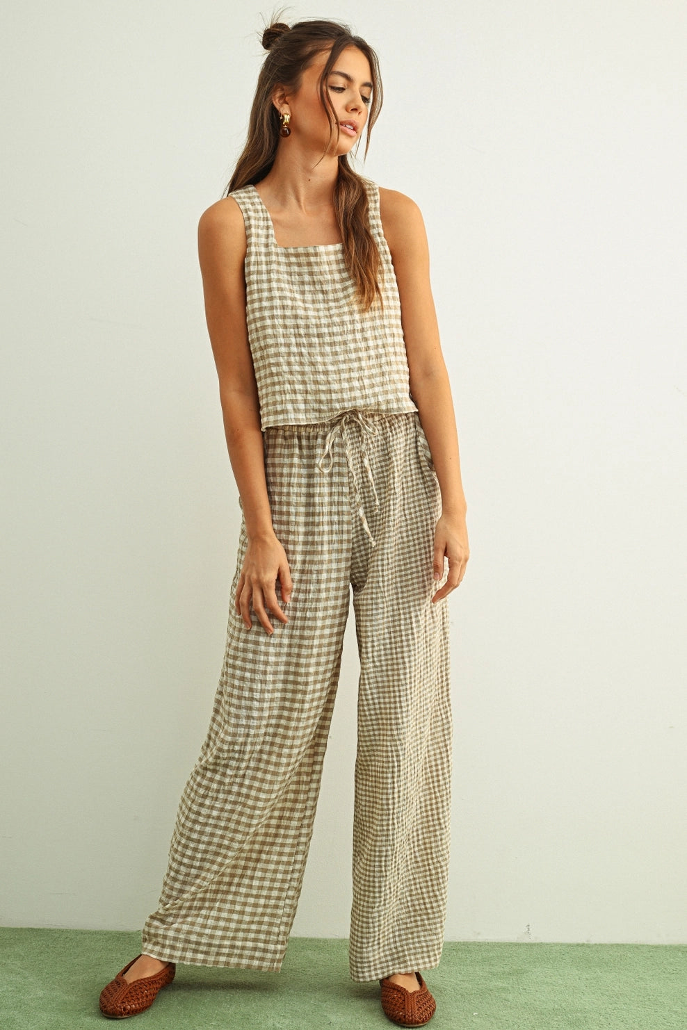 Elowyn Gingham Pant