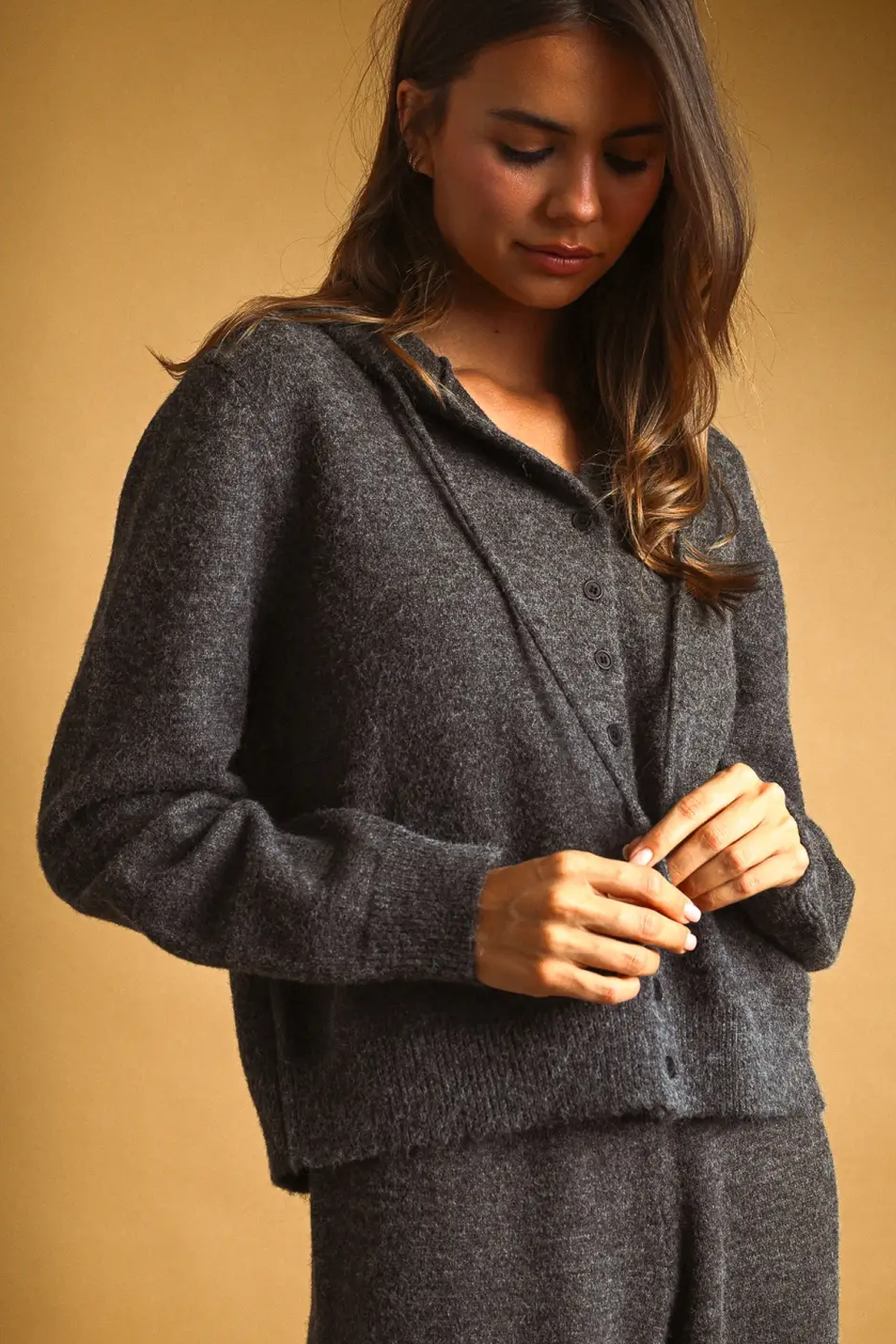 Brooke Button Sweater Jacket