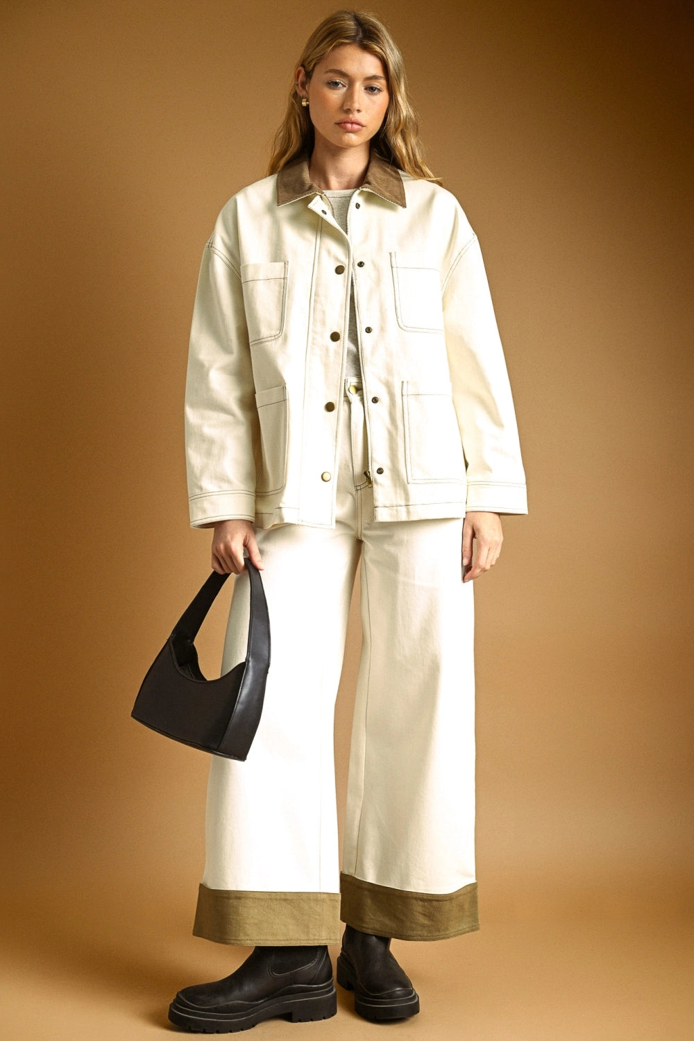 Corduroy Collar Barn Jacket