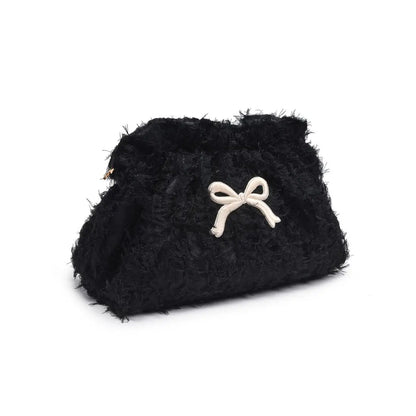 Fluffette Cosmetic Pouch - Black