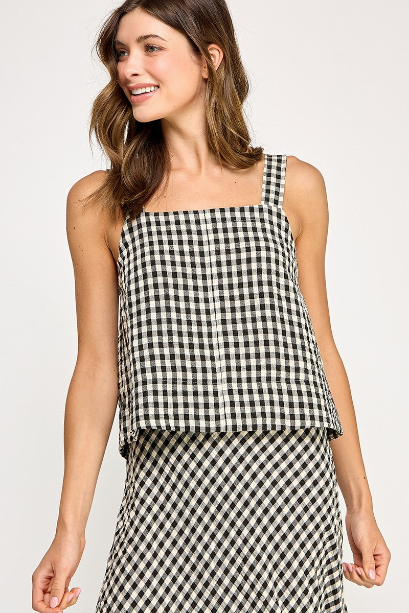 Gingham Tank