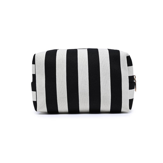 Essential Stripe Cosmetic & Travel Organizer Pouch