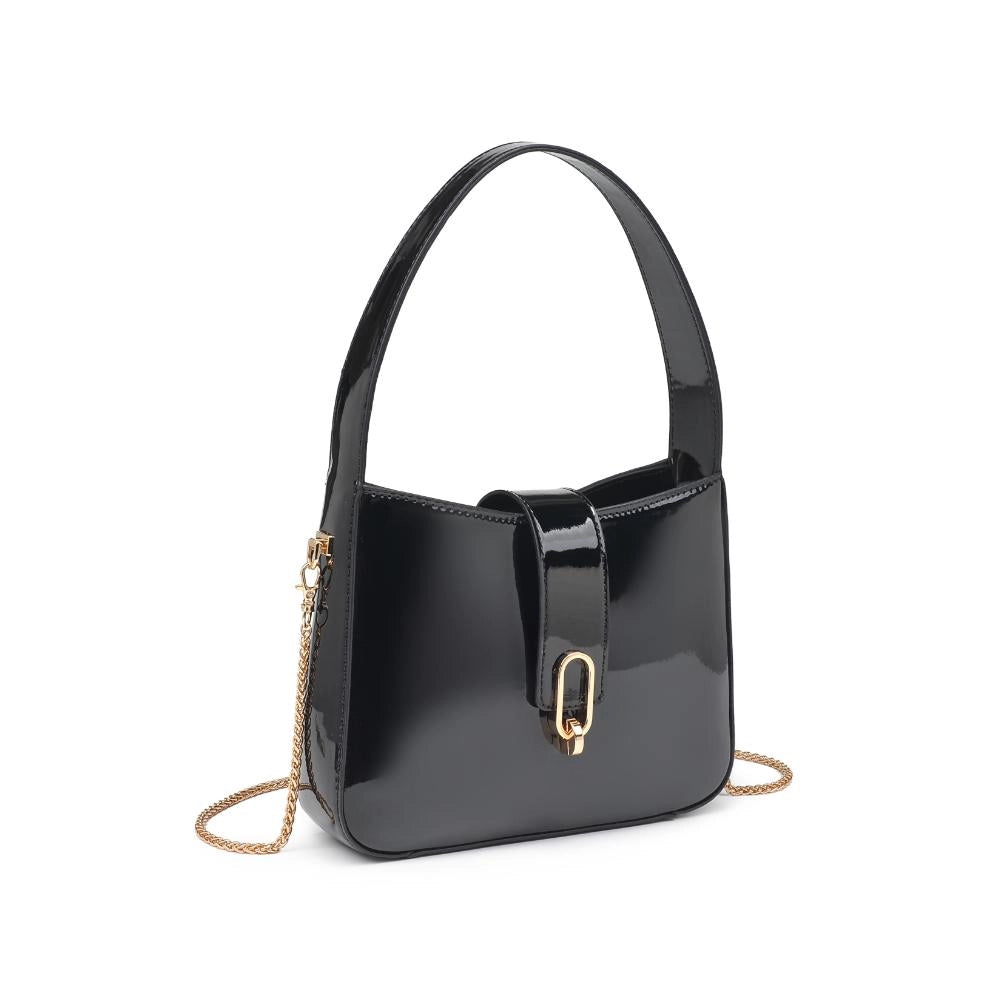 Paige Patent Bag - Black