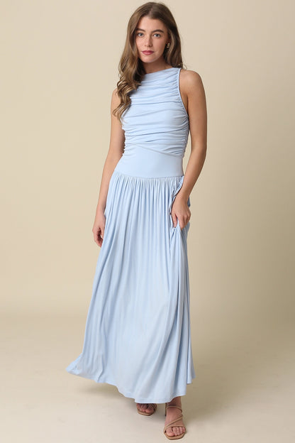 Leni Maxi Dress - Sky