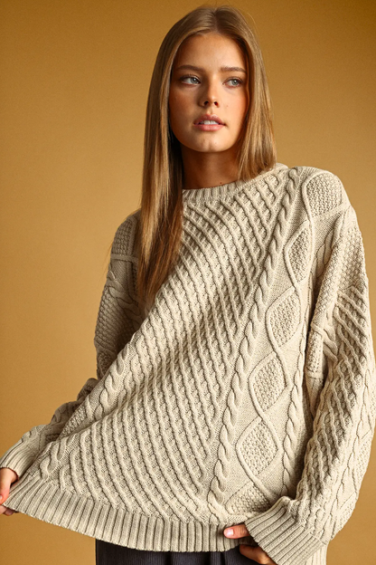 Cambridge Cable Knit Top