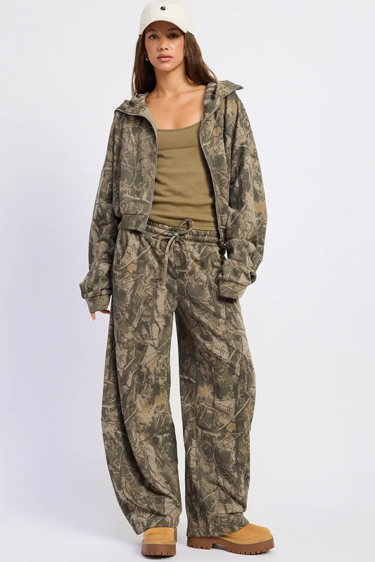 Low Rise Camo Pant