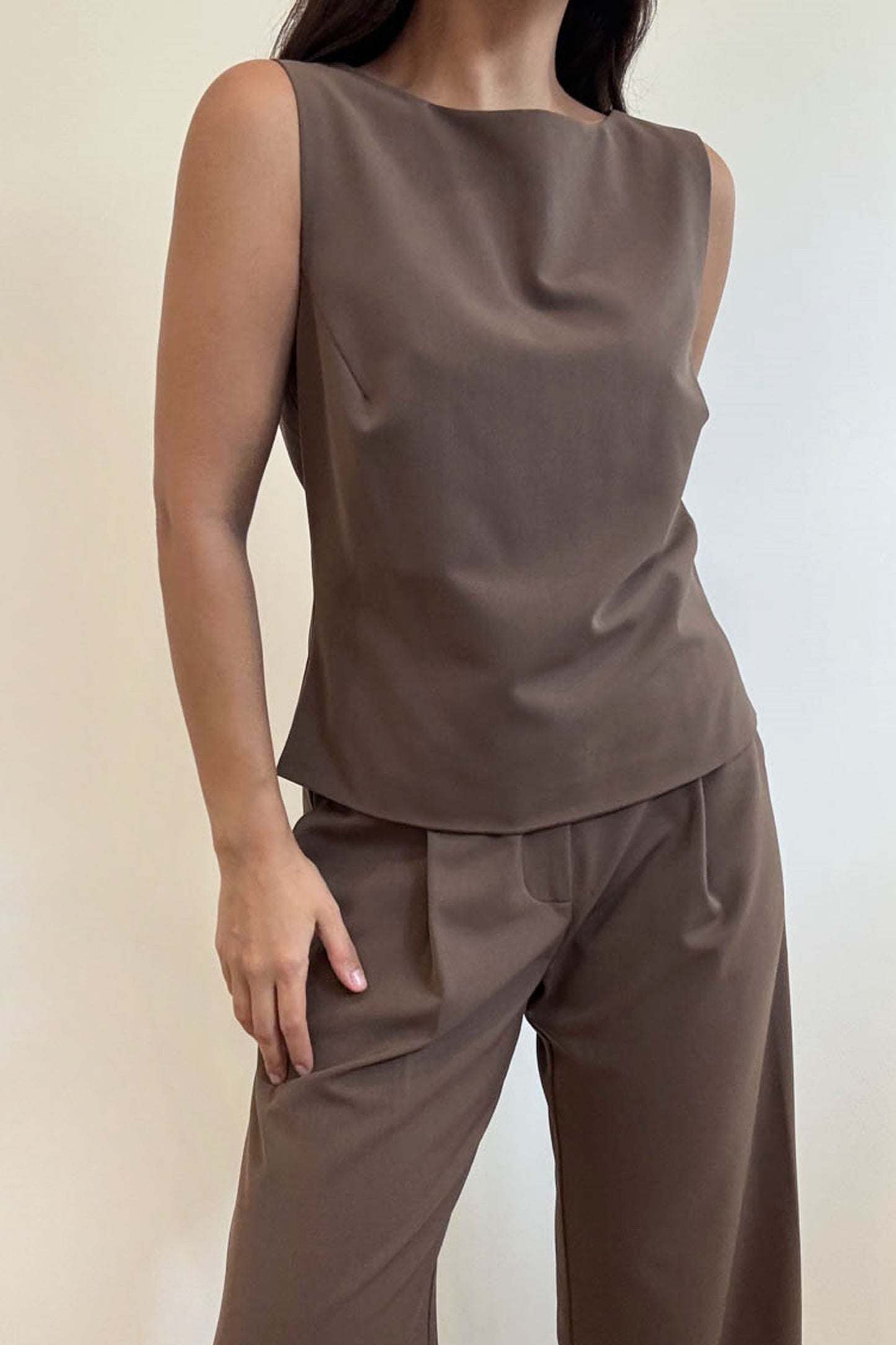 Casey Sleeveless Top Set