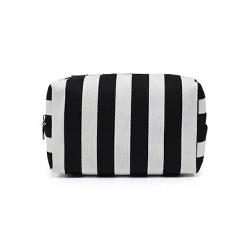 Essential Stripe Cosmetic & Travel Organizer Pouch