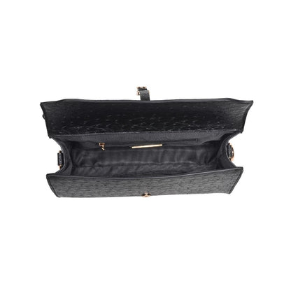 Juliet Ostrich Bag - Black