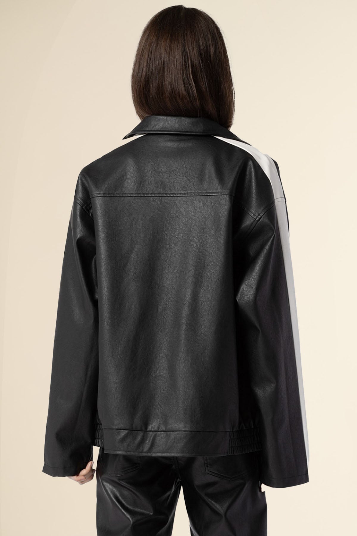 Jaxon Faux Leather Jacket