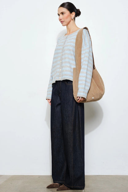 Dayton Striped Cardigan