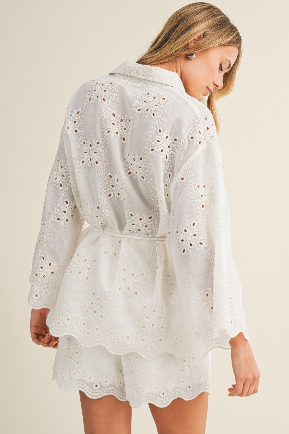 Frankie Eyelet Top - BIRD BEE