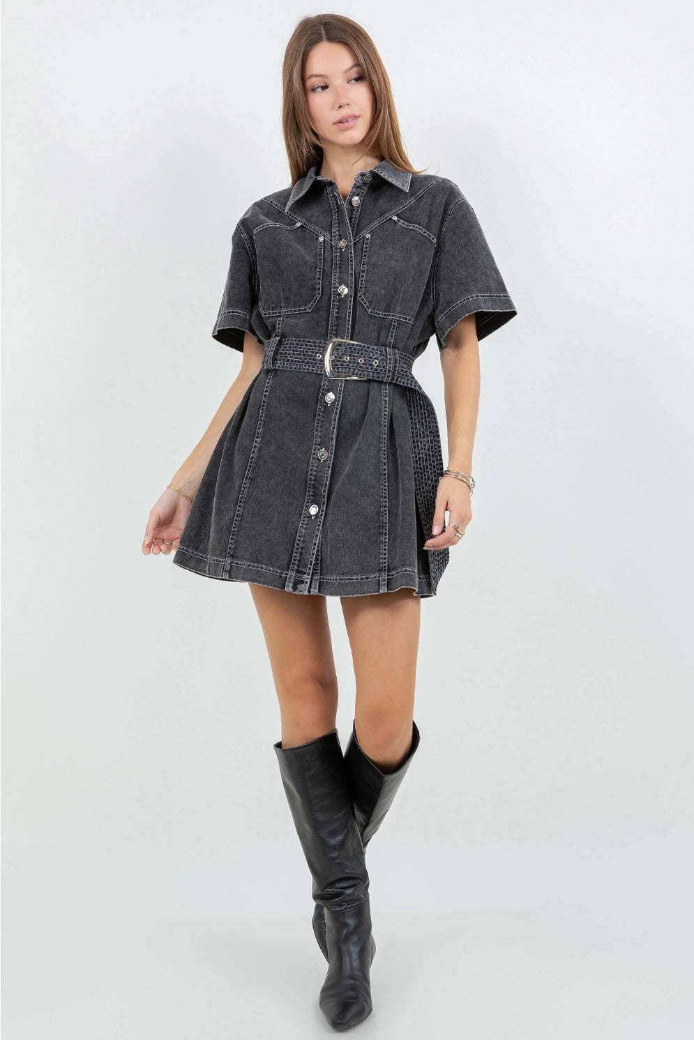 Danica Denim Mini Dress