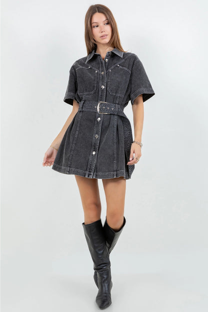 Danica Denim Mini Dress