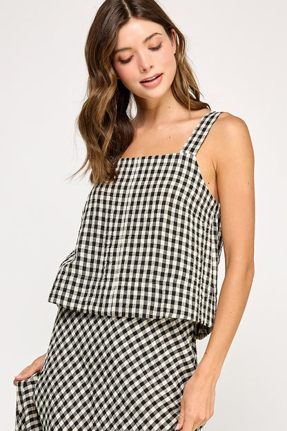 Gingham Tank