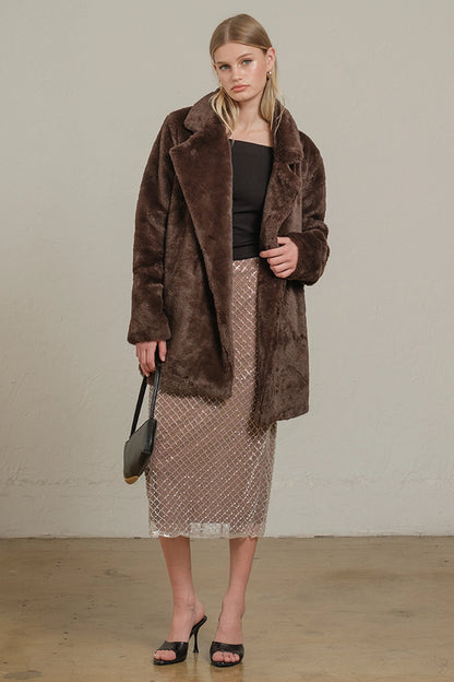 Krissy Faux Fur Coat