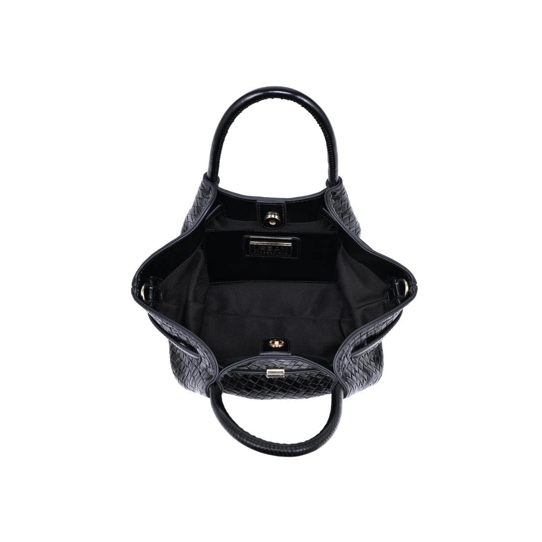 Selena Woven Crossbody - Black