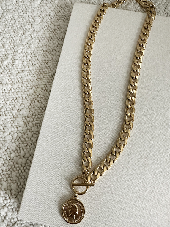 Drew Coin Necklace