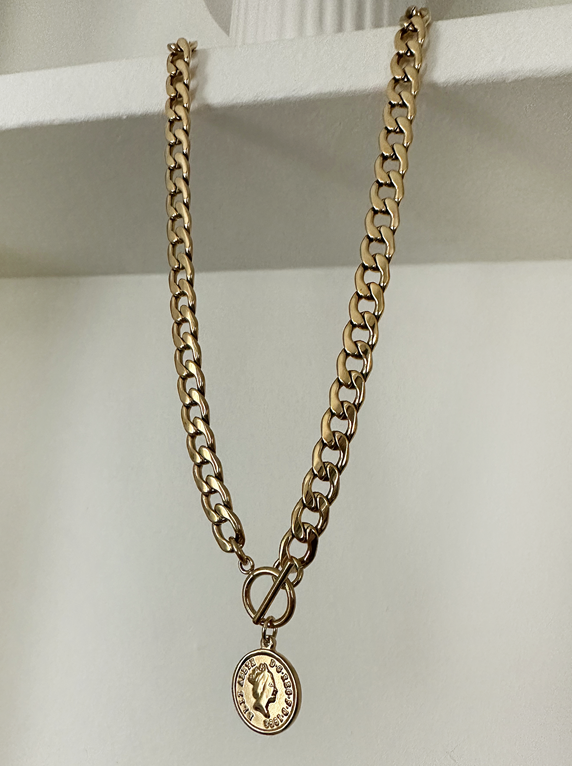 Drew Coin Necklace