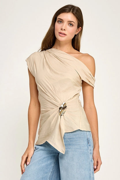 Celine Drape Top